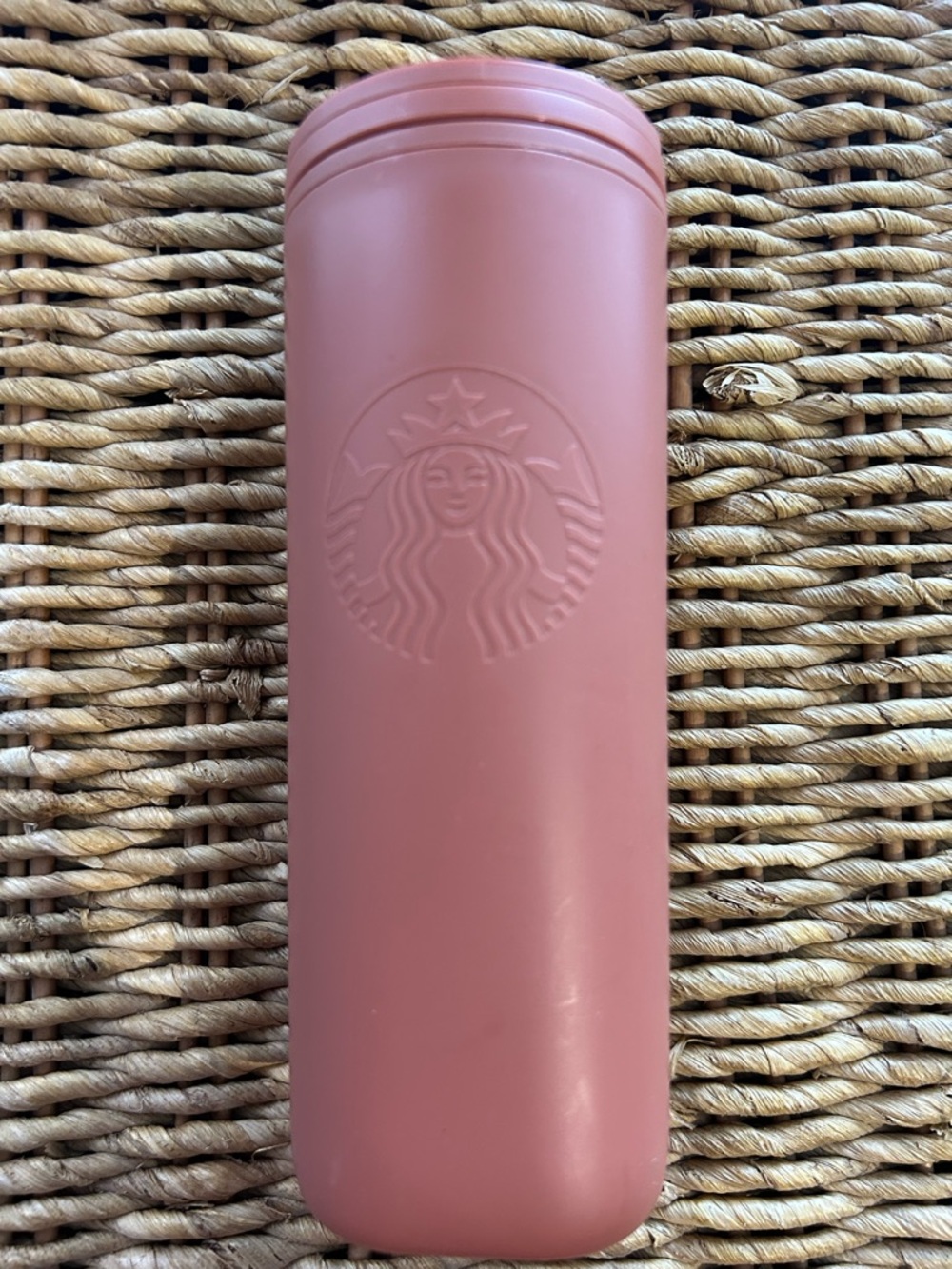 Starbucks Recycled Plastic Triangle Terracotta Tumbler 16 fl oz